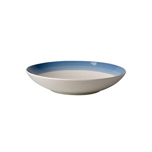 Villeroy und Boch Colourful Life Winter Sky Schale, 24 cm, Premium Porzellan, Weiß/Blau von Villeroy & Boch