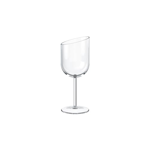 Villeroy und Boch - NewMoon Weißweinkelch Set, 4tlg., elegante, modern geschnittene Weißweingläser, Kristallglas, klar, spülmaschinengeeignet, 300 milliliters von Villeroy & Boch