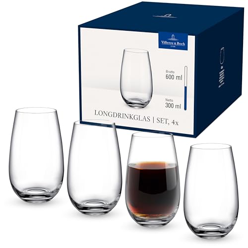 Villeroy & Boch – Entrée Becher Set 4 Teilig, Kristallglas, Füllmenge 620 Ml von Villeroy & Boch