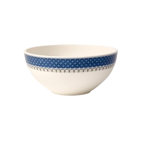 Villeroy und Boch Casale Blu Schüssel, 24 cm, Premium Porzellan, Weiß/Blau von Villeroy & Boch