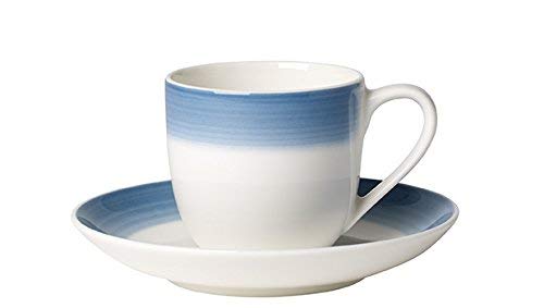 Villeroy & Boch Colourful Life Winter Sky Espressotasse Conper, 2 Stück, Porzellan, blau von Villeroy & Boch