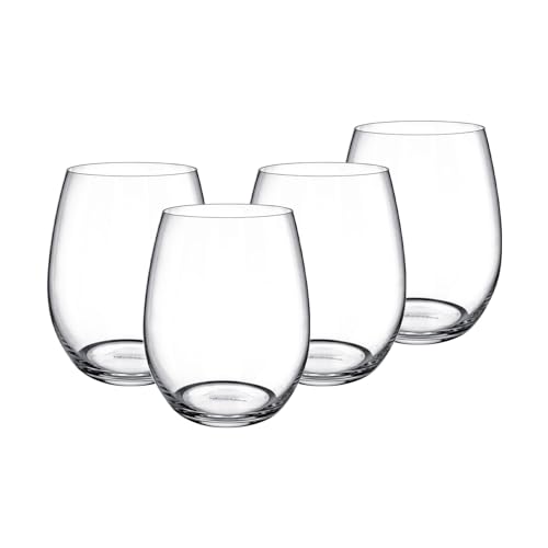 Villeroy & Boch - Entrée Wasserglas 4er Set, 480 ml, Kristallglas, Klar von Villeroy & Boch