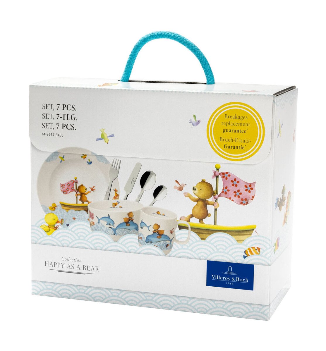 Villeroy & Boch Kindergeschirr-Set 7-tlg. Happy as a bear von Villeroy & Boch