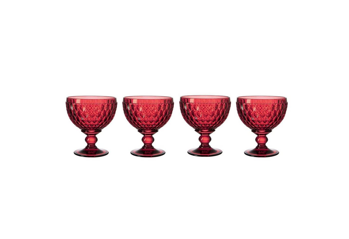 Villeroy & Boch Sektglas Boston Coloured Sektschalen 398 ml 4er Set, Glas von Villeroy & Boch