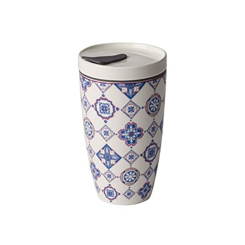 Villeroy & Boch – Becher To Go Indigo 350 Ml, Spülmaschinenfest, Mikrowellensicher, Kaffeebecher To Go, Becher Keramik Mit Deckel, Coffee To Go Becher Für Kaffee, Heißgetränkebecher, Premium Porzellan von Villeroy & Boch