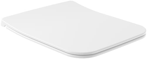 Villeroy & Boch Venticello WC-Sitz SlimSeat, abnehmbarer Toilettensitz mit Absenkautomatik, aus bruchsicherem Duroplast, Original Ersatzteil, Sandwich Slim-Design, eckig, Weiß Alpin, glänzend Villeroy & Boch Venticello WC-Sitz SlimSeat, abnehmbarer Toilettensitz mit Absenkautomatik, aus bruchsicherem Duroplast, Original Ersatzteil, Sandwich Slim-Design, eckig, Weiß Alpin, glänzend von Villeroy & Boch
