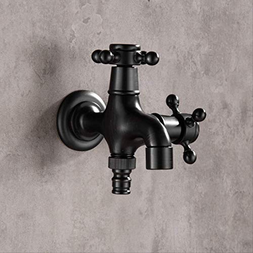 Moderne Schwarze Bronze Einzelne Kalte Wasserhahn Outdoor Wasserhahn Gartenwand Bibcock Wasserhahn Badezimmer Waschmaschine Mopp Wasserhähne SY001B von Vimmor