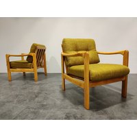 Mid Century Sessel Von Walter Knoll, 1960Er Jahre - Vintage Knoll Stühle Stella Grüne von Vintiquesmidcentury