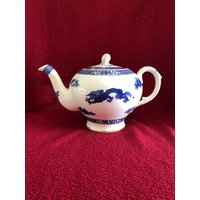 Royal Cauldon Blue Dragon Teekanne Keramik China Made in England Blau Und Weiß Mit Goldrand. Um Die 1930Er Jahre von VioletsEmporiumStore