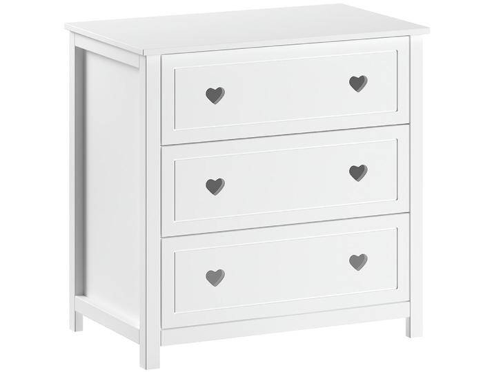 Kommode VIPACK Amori, 3 geräumige Schubladen mit Soft-Close , weiß, B:90cm H:89cm T:55,5cm, MDF, Massivholz, Sideboards, bieten viel Stauraum, weiß lackiert Kommode VIPACK Amori, 3 geräumige Schubladen mit Soft-Close , weiß, B:90cm H:89cm T:55,5cm, MDF, Massivholz, Sideboards, bieten viel Stauraum, weiß lackiert von Vipack