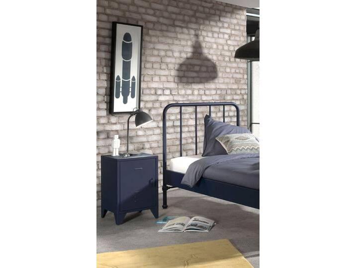 Nachtkonsole VIPACK Bronxx, mit 1 Tür mit Magnetverschluss, dahinter 2 geräumige Fächer , blau, H:60cm T:40cm, Sideboards, Nachtkonsole, recht oder links anstellbar, trendige Farben Nachtkonsole VIPACK Bronxx, mit 1 Tür mit Magnetverschluss, dahinter 2 geräumige Fächer , blau, H:60cm T:40cm, Sideboards, Nachtkonsole, recht oder links anstellbar, trendige Farben von Vipack