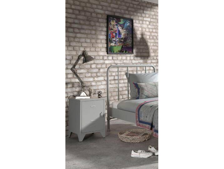 Nachtkonsole VIPACK Bronxx, mit 1 Tür mit Magnetverschluss, dahinter 2 geräumige Fächer , grau, H:60cm T:40cm, Sideboards, Nachtkonsole, recht oder links anstellbar, trendige Farben Nachtkonsole VIPACK Bronxx, mit 1 Tür mit Magnetverschluss, dahinter 2 geräumige Fächer , grau, H:60cm T:40cm, Sideboards, Nachtkonsole, recht oder links anstellbar, trendige Farben von Vipack