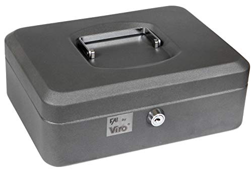 Viro 5281.204 Geldkassette FAI by, grau, 250 x 180 x 90 mm von Viro