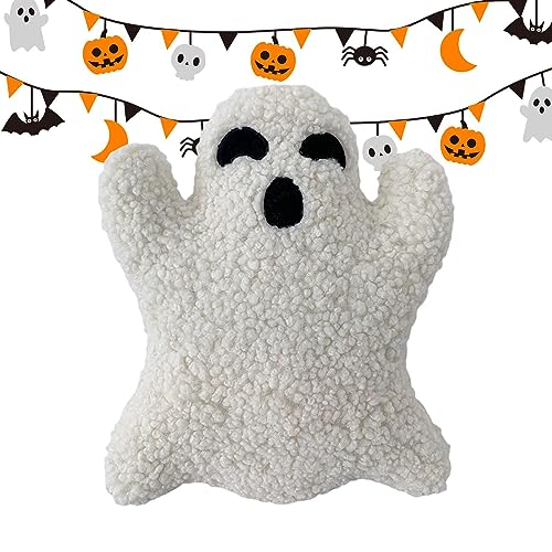 Virtcooy Halloween Geister Dekokissen | Halloween Geist Lendenkissen Gruselige Kissen für Schlafsofa von Virtcooy