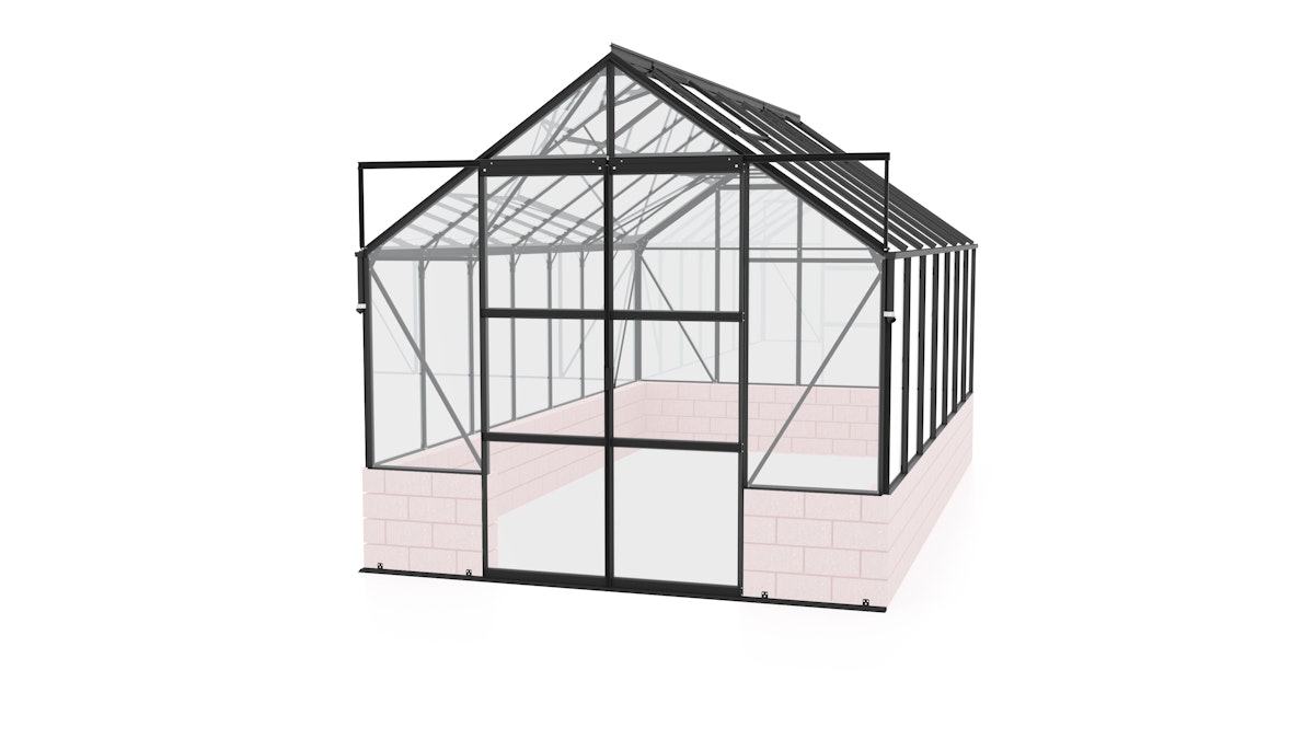 Vitavia Gewächshaus Cassandra 11500 inkl. 4 Dachfenstern - 11,5 m² -schwarz Vitavia Gewächshaus Cassandra 11500 inkl. 4 Dachfenstern - 11,5 m² -schwarz von Vitavia