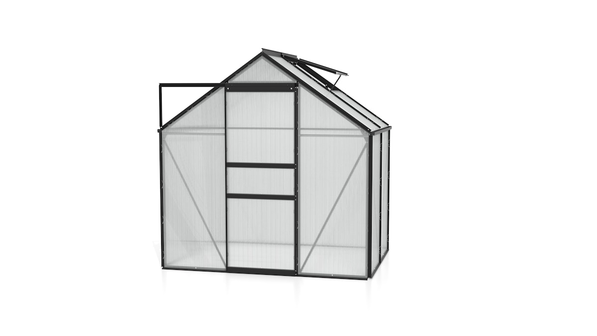 Vitavia Gewächshaus Venus 2500 inkl. 1 Dachfenster - 2,5 m²-schwarz-6 mm Hohlkammerplatten Vitavia Gewächshaus Venus 2500 inkl. 1 Dachfenster - 2,5 m²-schwarz-6 mm Hohlkammerplatten von Vitavia