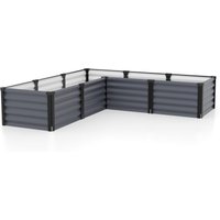 Vitavia Hochbeet 401 mit erhöhter Arbeitsfäche - 185x185x40cm - schwarz - Aluminium Vitavia Hochbeet 401 mit erhöhter Arbeitsfäche - 185x185x40cm - schwarz - Aluminium von Vitavia