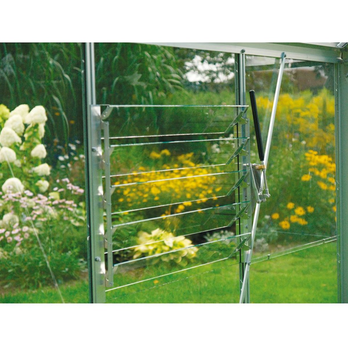 Vitavia Lamellen-Wandfenster aus Aluminium-alu-natur von Vitavia