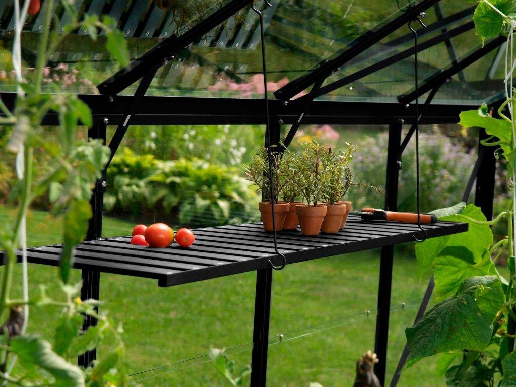 Vitavia Wandregal, schwarz, BxT: 120x31 cm von Vitavia