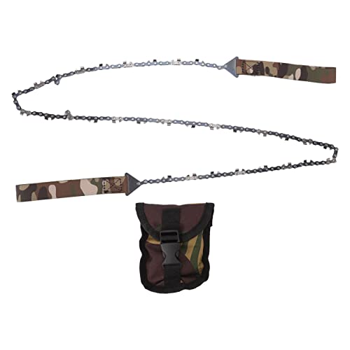 Taschenkettensäge, Praktische Faltbare Tragbare 48-Zoll-Survival-Kettensäge Für Camping, Rucksackreisen, Wandern von Vitdipy
