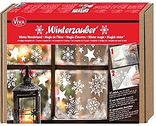 Viva Decor Winter-Wonderland-Set, Kunststoff, Mehrfarbig, 14,6 x 21,7 x 5,7 cm von Viva Decor