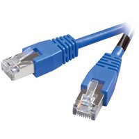 Vivanco Cat 5e Netzwerkkabel Crossover/gekreuzt, RJ45 Stecker 10.0 m blau von Vivanco