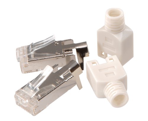 Vivanco Cat 5e Netzwerkstecker 2 Stück inkl. Knickschutzkappen von Vivanco