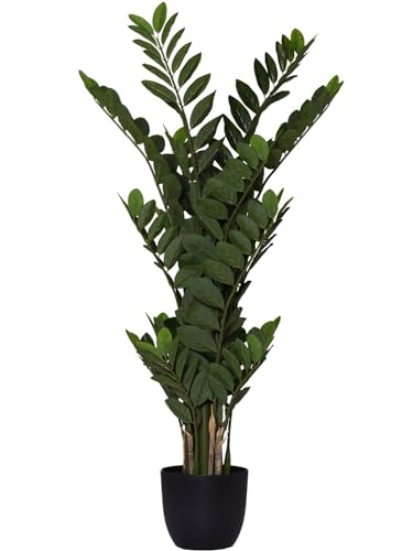 Vivanno Kunstpflanze Glücksfeder Zamioculcas künstlich ZAMI 120 cm von Vivanno