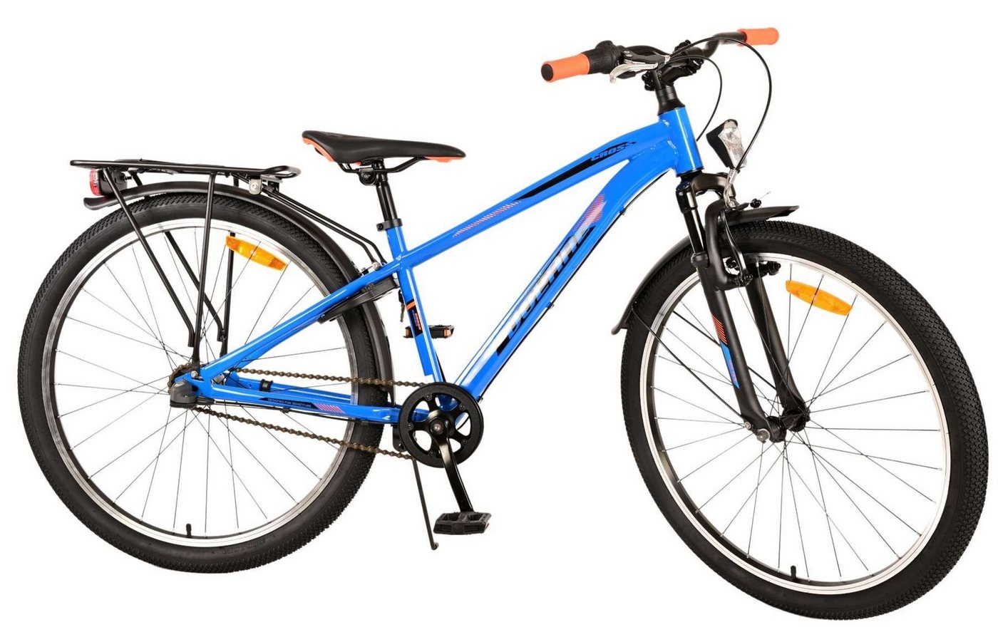 Volare Kinderfahrrad - Cross - Jungen - 26 oder 24 Zoll- bis 115kg - 3 Gänge - 8 - 12 Jahre, 3 Gang Microshift, 85% zusammengebaut, Rücktrittbremse, Aluminiumfelgen von Volare