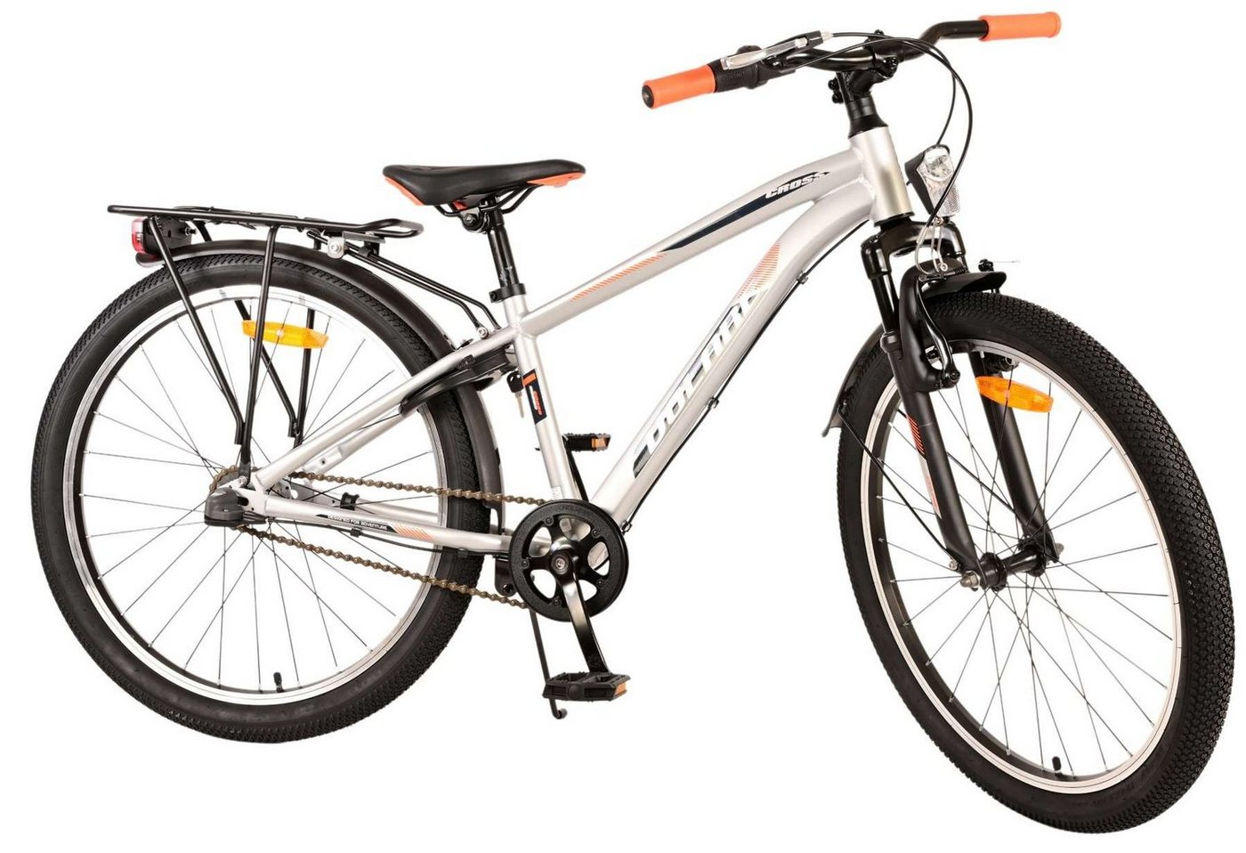 Volare Kinderfahrrad - Cross - Jungen - 26 oder 24 Zoll- bis 115kg - 3 Gänge - 8 - 12 Jahre, 3 Gang Microshift, 85% zusammengebaut, Rücktrittbremse, Aluminiumfelgen von Volare