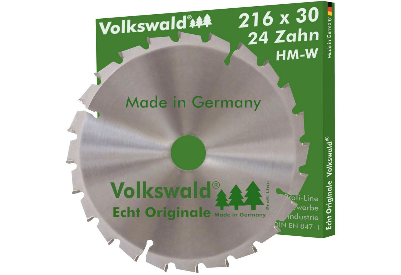 Volkswald Kreissägeblatt Volkswald ® HM-Sägeblatt W 216 x 30 mm Z= 24 Kreissägeblatt Acrylglas, Echt Originale Volkswald® Made in Germany von Volkswald