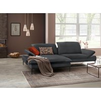 W.SCHILLIG Ecksofa "enjoy&MORE", Sitztiefenverstellung, Füße schwarz pulverbeschichtet, Breite 294 cm von W.Schillig