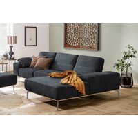 W.SCHILLIG Ecksofa "run", mit elegantem Holzsockel, Füße in Silber matt, Breite 319 cm von W.Schillig