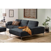 W.SCHILLIG Ecksofa "run", mit elegantem Holzsockel, Füße in Silber matt, Breite 299 cm von W.Schillig