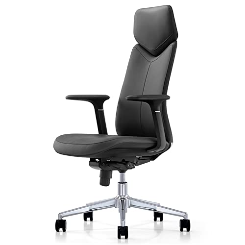WADRBSW Boss-Stuhl, luxuriöser High-End-Managersitz, Verstellbarer Computerstuhl mit Hebe- und Drehgelenk, bequemer, ergonomischer Bürostuhl, hochinteressant to Pursue Happiness von WADRBSW