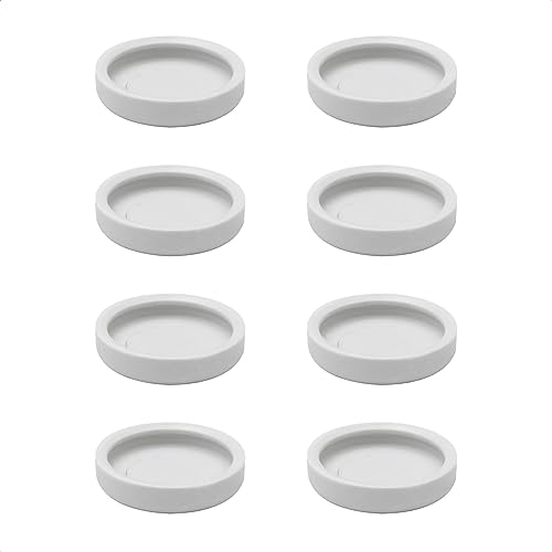 WAGNER QuickClick® Kunststoffgleiter Möbelgleiter Stuhlgleiter Ersatz - 8er-Set Ersatzgleiter austauschbar ersetzbar - Kunststoff HYPER - Durchmesser Ø 17 mm - für Basis Ø 17 mm -Made in DE - 15833600 von QuickClick