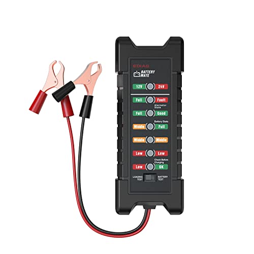 12V/24V Autobatterie Tester LED Spannung Tester Digital Auto Batterie Ladesystem Tester für LKW-Motorrad von WANGCL