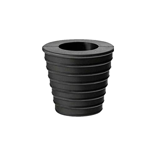 WANGCL Schirmkegel Keil Sonnenschirmständer 38 mm Terrassentisch Loch Ring Stecker für Terrassentisch Lochöffnung oder Sonnenschirmständer (Schwarz) von WANGCL