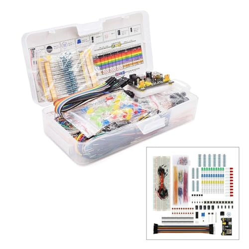 WATERBELINE Loch Breadboard DIY Elektronisches Starter Kit Für Leiterplatten Für Elektroniktechnik Bildung Lernen Benutzereingabetaste von WATERBELINE