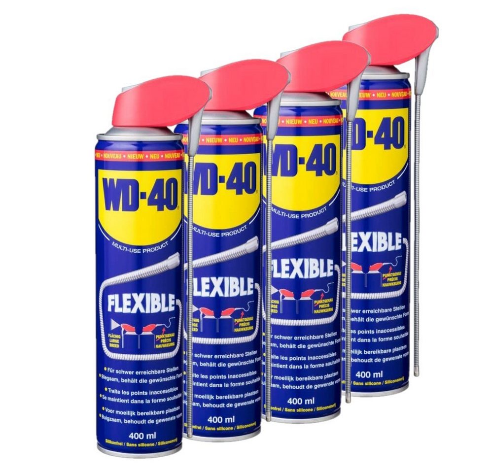 WD-40 Schmierfett Multifunktionsprodukt Flexible 4x400ml, 1600 ml, (4-St) von WD-40