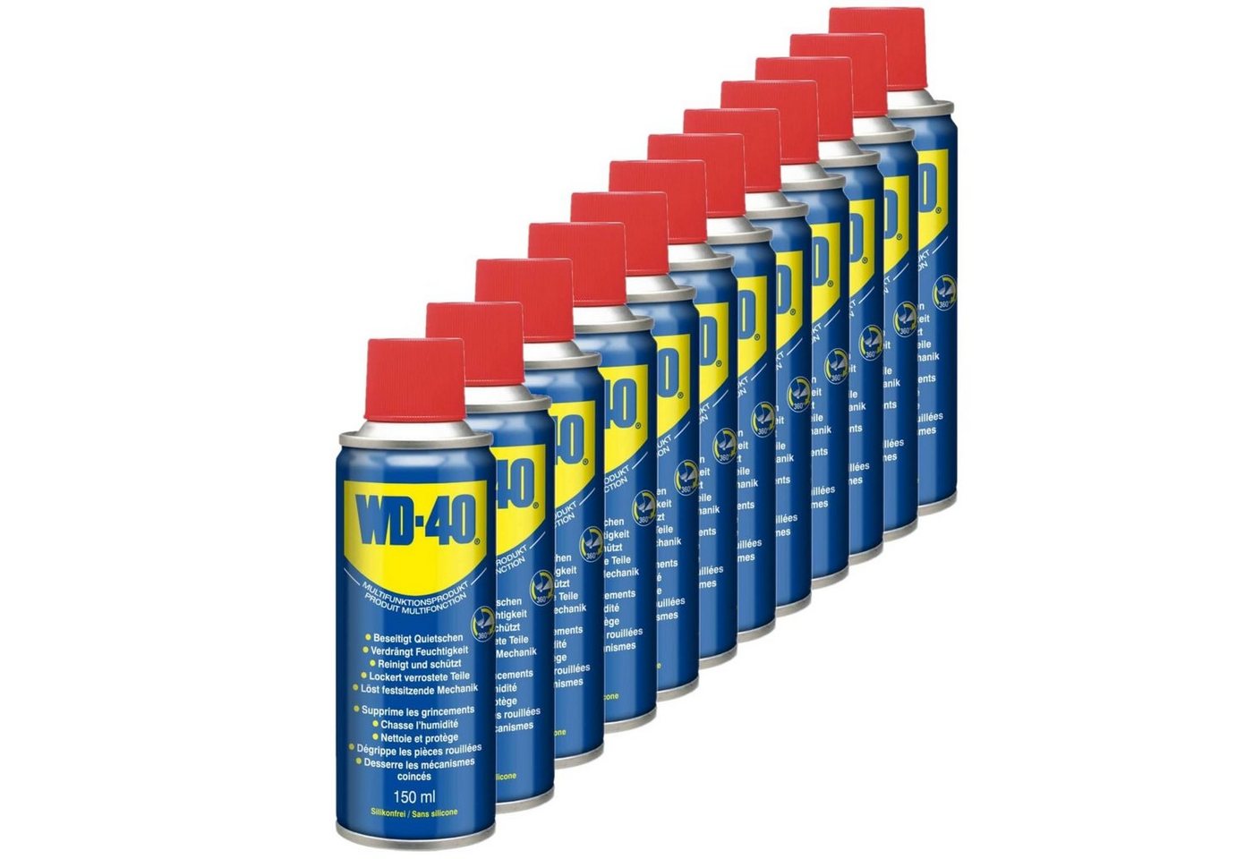 WD-40 Schmierfett Multifunktionsprodukt Smart Straw 12x150ml, 1800 ml, (12-St) von WD-40