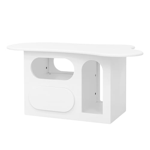 WEALTHKING Moderner Couchtisch mit wolkenförmiger Tischplatte, geschwungener Schublade, offenen Ablagefächern, glatten Führungen, kindersicherem Design, ovalen Grifföffnungen, robuster Konstruktion WEALTHKING Moderner Couchtisch mit wolkenförmiger Tischplatte, geschwungener Schublade, offenen Ablagefächern, glatten Führungen, kindersicherem Design, ovalen Grifföffnungen, robuster Konstruktion von WEALTHKING