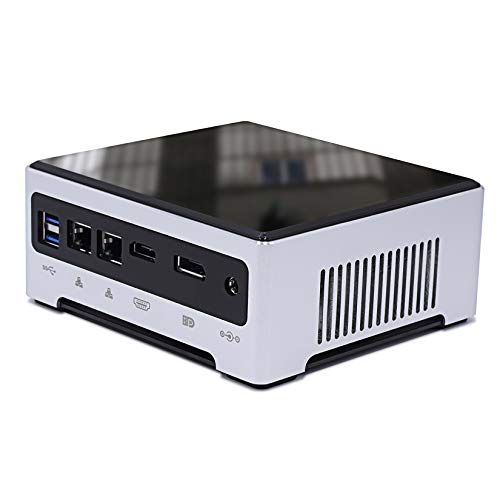 WEIDIAN Mini PC Core i7 10750H DDR4 16 GB RAM, 128 GB M.2-SSD, 4K bei 60 Hz HD-Grafik 630 Win 11 Pro Mini Computer, HD, USB 3.0, M.2-WLAN, BT4.2, HD/DP Desktop Computer, integriert -Ventilator von WEIDIAN