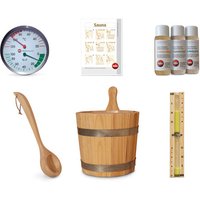 WEKA-Sauna-Premium-Zubehör-Set, 8-teilig von WEKA