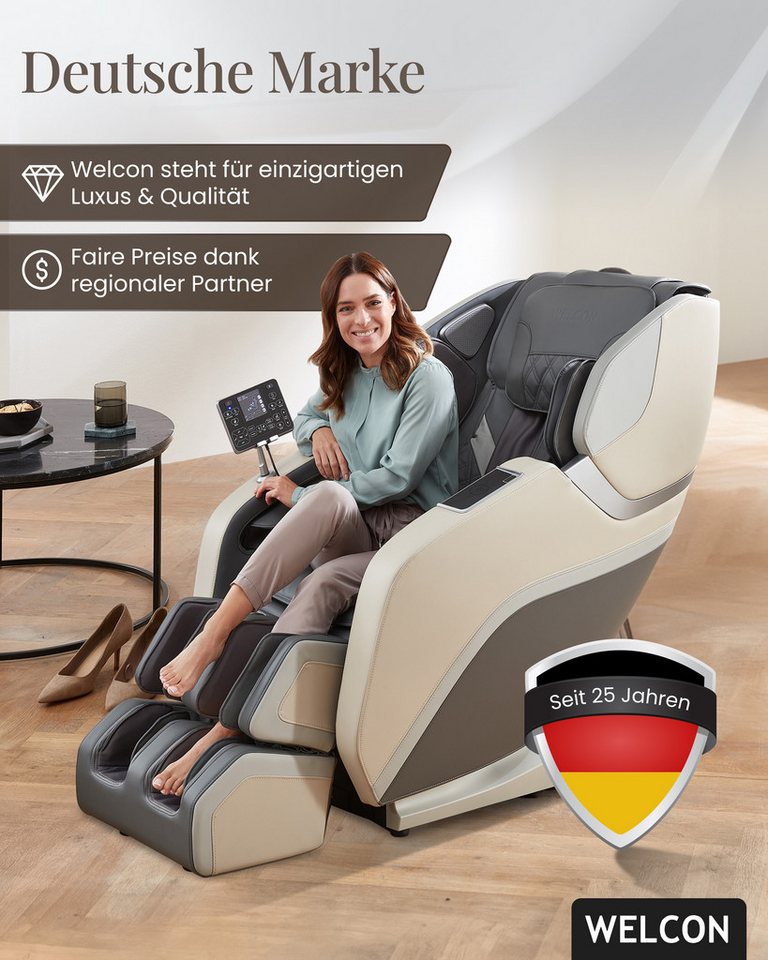 WELCON Massagesessel Massagesessel PRESTIGE III 4D mit Scan Funktion und Heizung WELCON Massagesessel Massagesessel PRESTIGE III 4D mit Scan Funktion und Heizung von WELCON