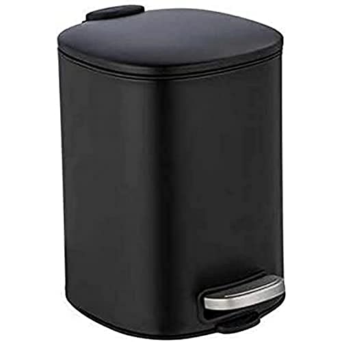 WENKO Treteimer Alassio, Schwarz 5 L von WENKO