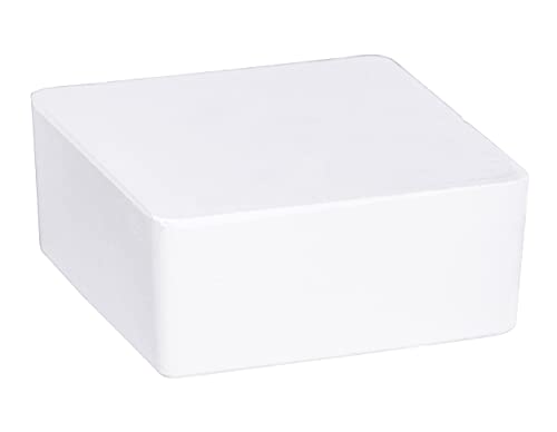 WENKO Raumentfeuchter Cube mit Orangenduft, Nachfüllpack für Luftentfeuchter, reduziert Schimmel & Gerüche, 500 g Granulatblock, sofortige Wirkung bis zu 2 Monate, 10 x 5 x 10 cm, Weiß von WENKO