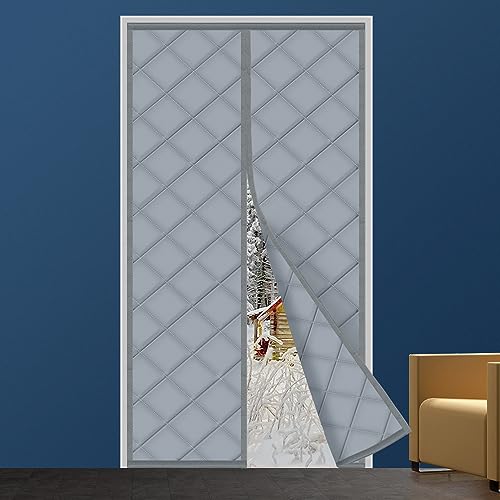 Magnet Wärmeschutzvorhang für Türen 160 x 235 cm, Volle Größe, Thermo Türvorhang, Isolier Schutz Vorhang, Haustierfreundlich, Wasserdicht, Winddicht, Rauchgrau Magnet Wärmeschutzvorhang für Türen 160 x 235 cm, Volle Größe, Thermo Türvorhang, Isolier Schutz Vorhang, Haustierfreundlich, Wasserdicht, Winddicht, Rauchgrau von WENT