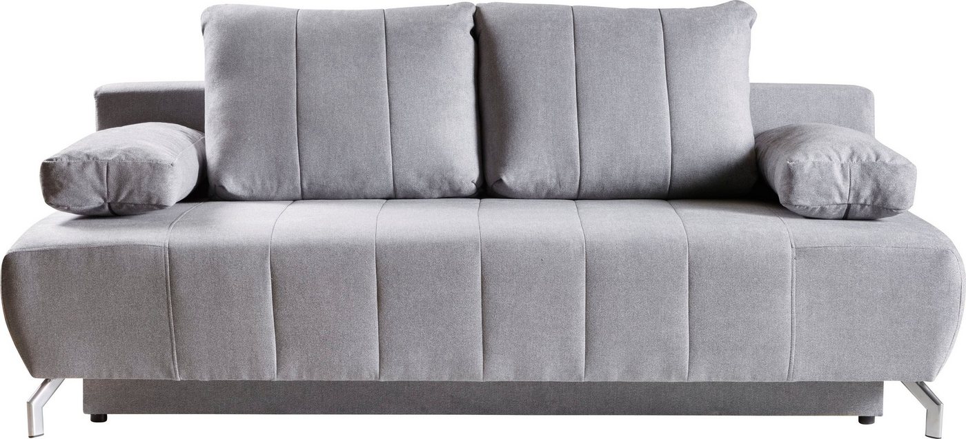 WERK2 Schlafsofa Troya, 2-Sitzer Sofa und Schlafcouch mit Federkern & Bettkasten von WERK2