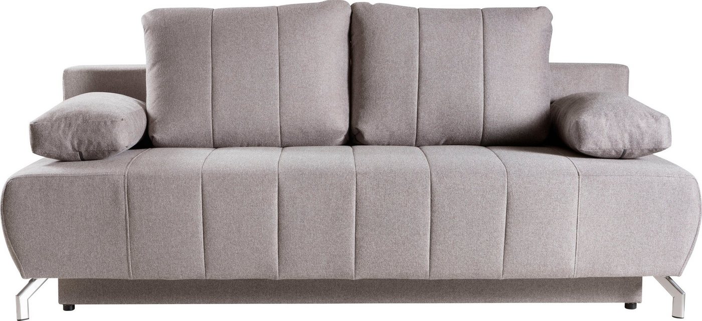 WERK2 Schlafsofa Troya, 2-Sitzer Sofa und Schlafcouch mit Federkern & Bettkasten von WERK2